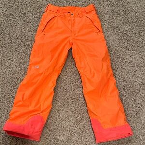 The North Face Orange Snow Pants